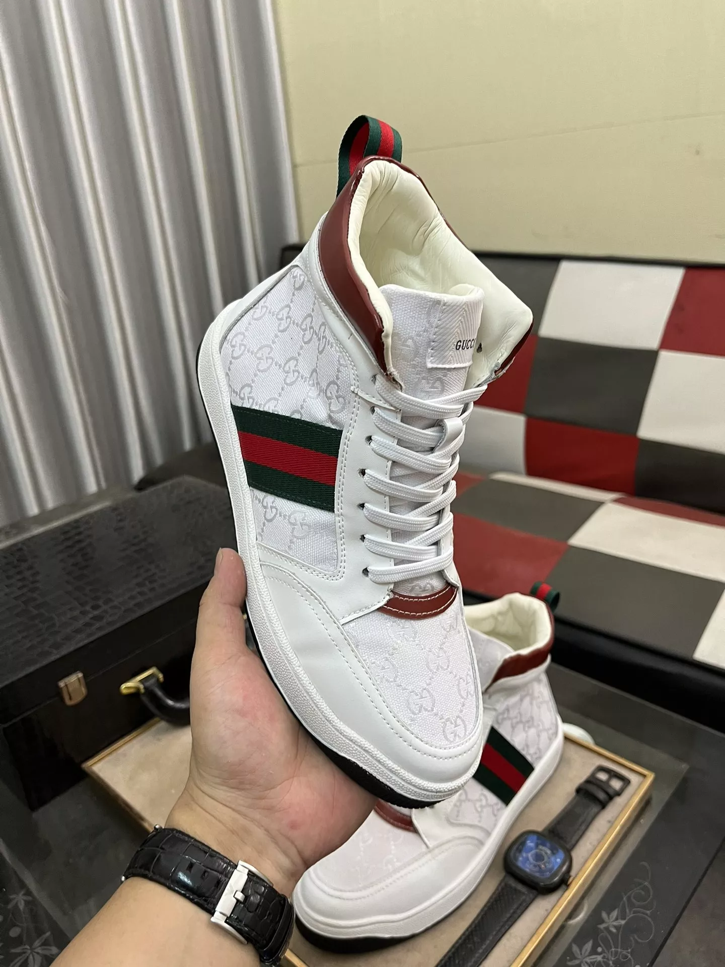 gucci high tops chaussures pour homme s_127414a3